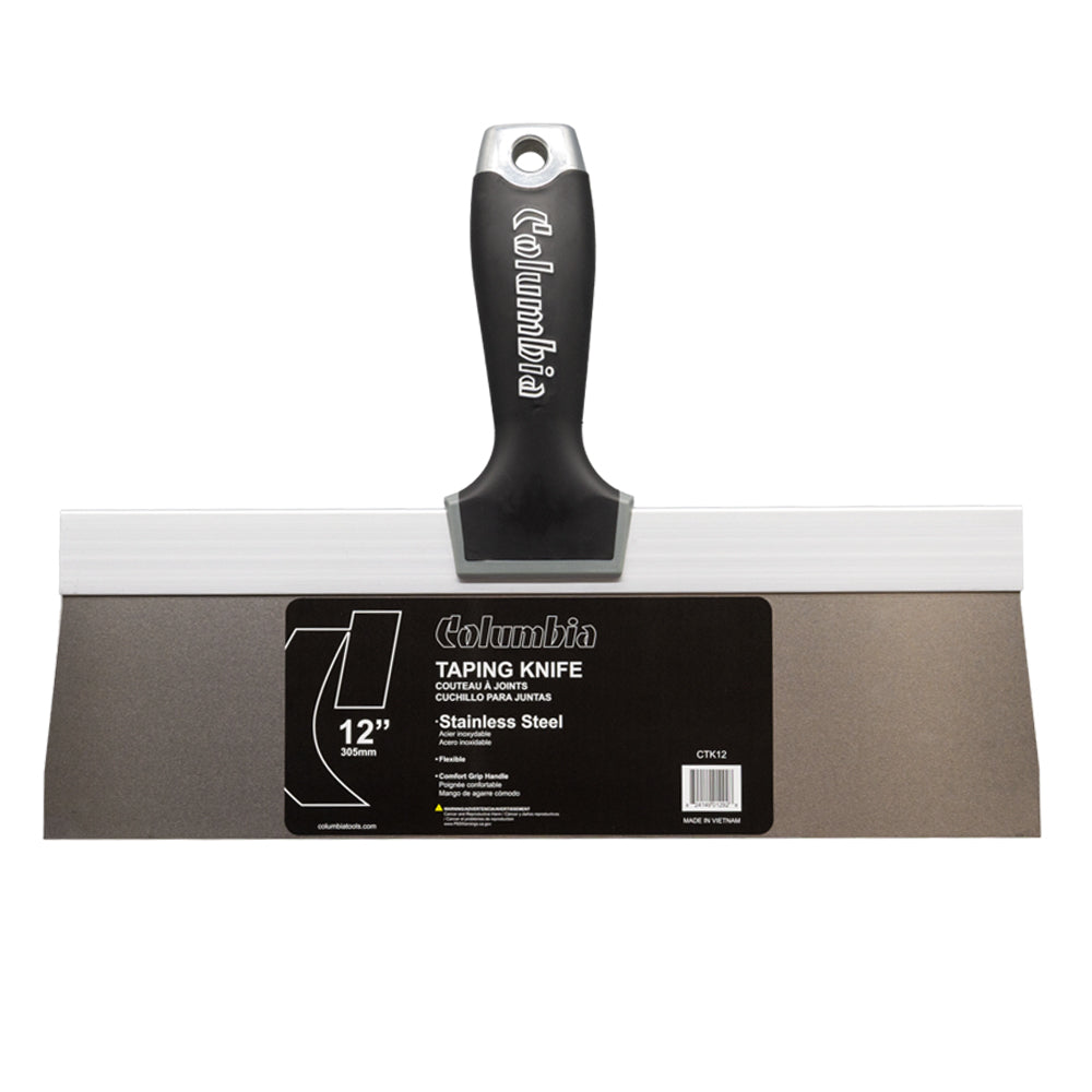12in COMFORT GRIP TAPING KNIFE (stainless steel)
