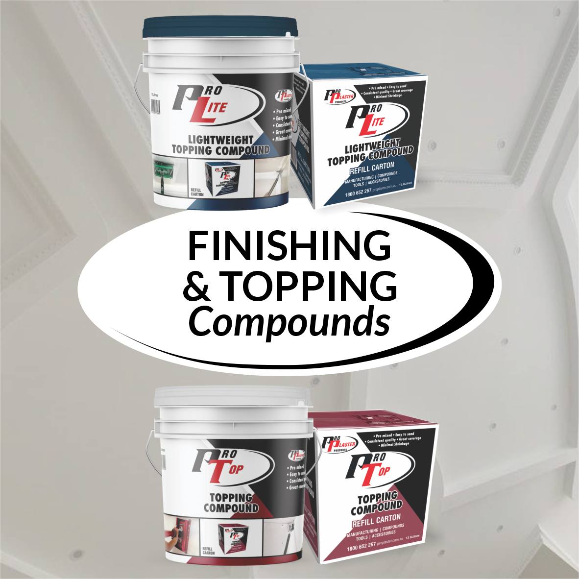 Finishing and Topping Compounds — Pro Plaster Products