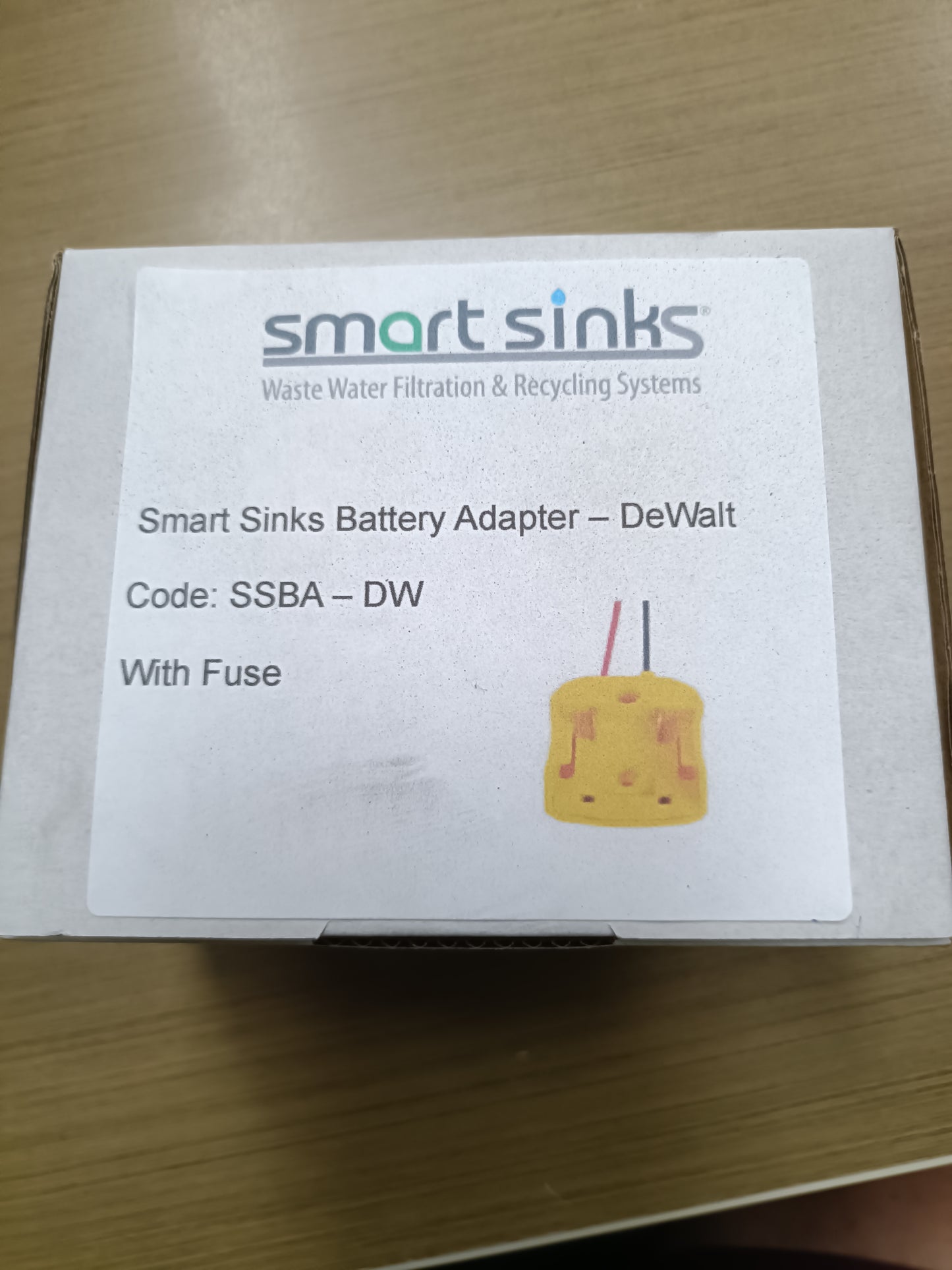 DeWalt battery adaptor for Smart Sink 240L