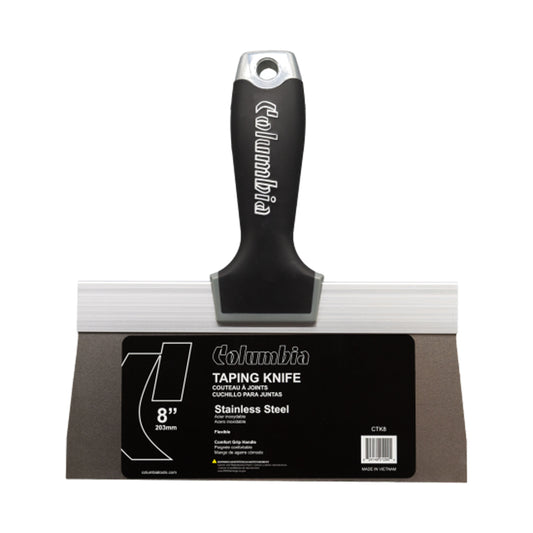 8in COMFORT GRIP TAPING KNIFE (stainless steel)