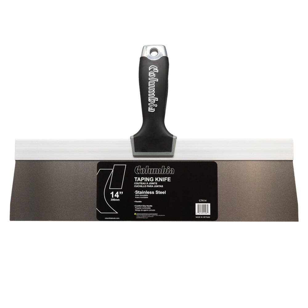 14in COMFORT GRIP TAPING KNIFE (stainless steel)