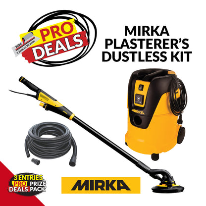 Mirka Plasterer's Dustless Value Kit