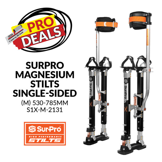 SurPro Magnesium Stilts single-sided (M) 530-785mm S1X-M-2131
