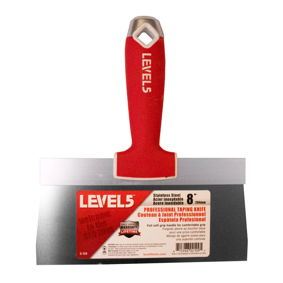 Taping Knife Stainless 8" 200mm Level5 Tools