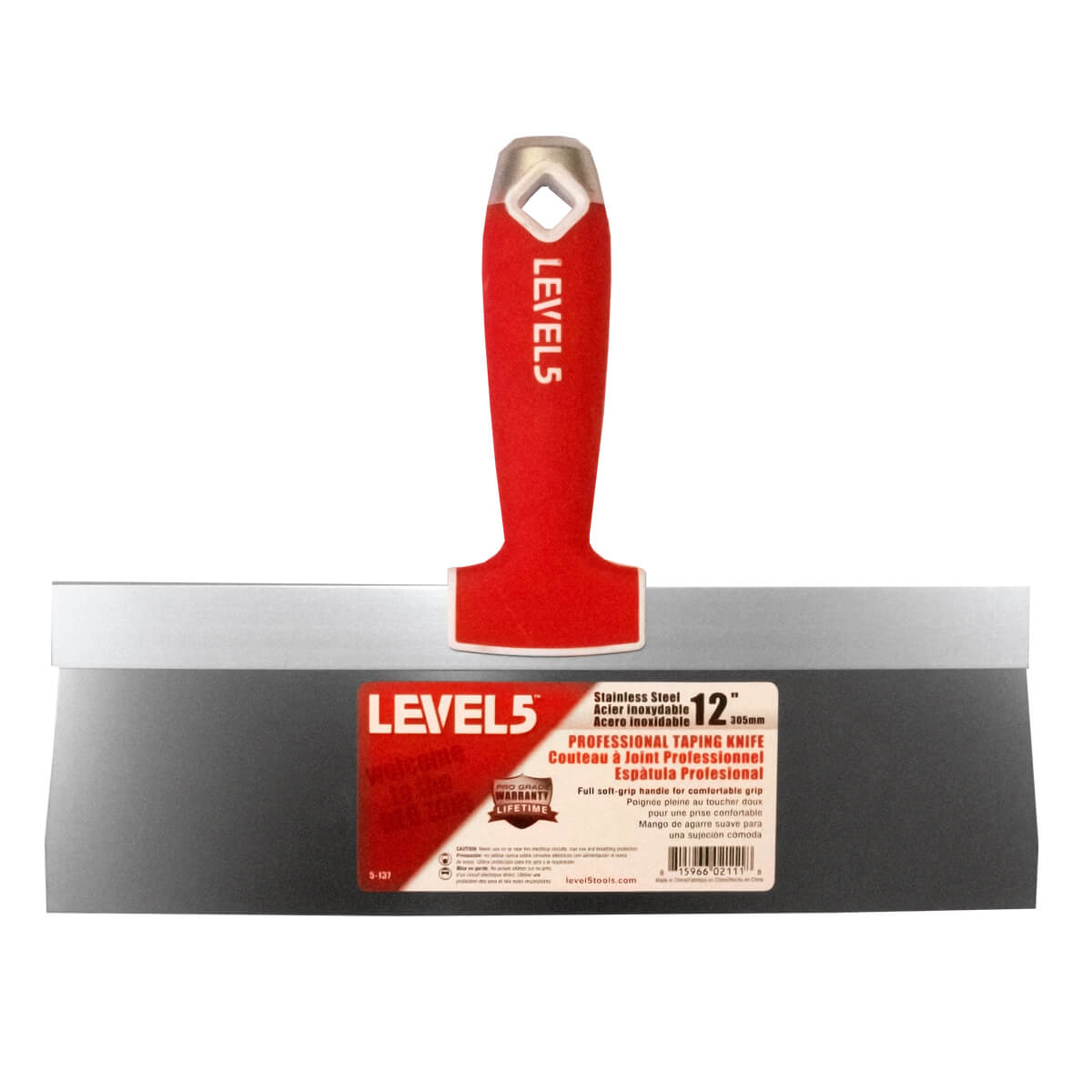 Taping Knife Stainless 12" 300mm Level5 Tools