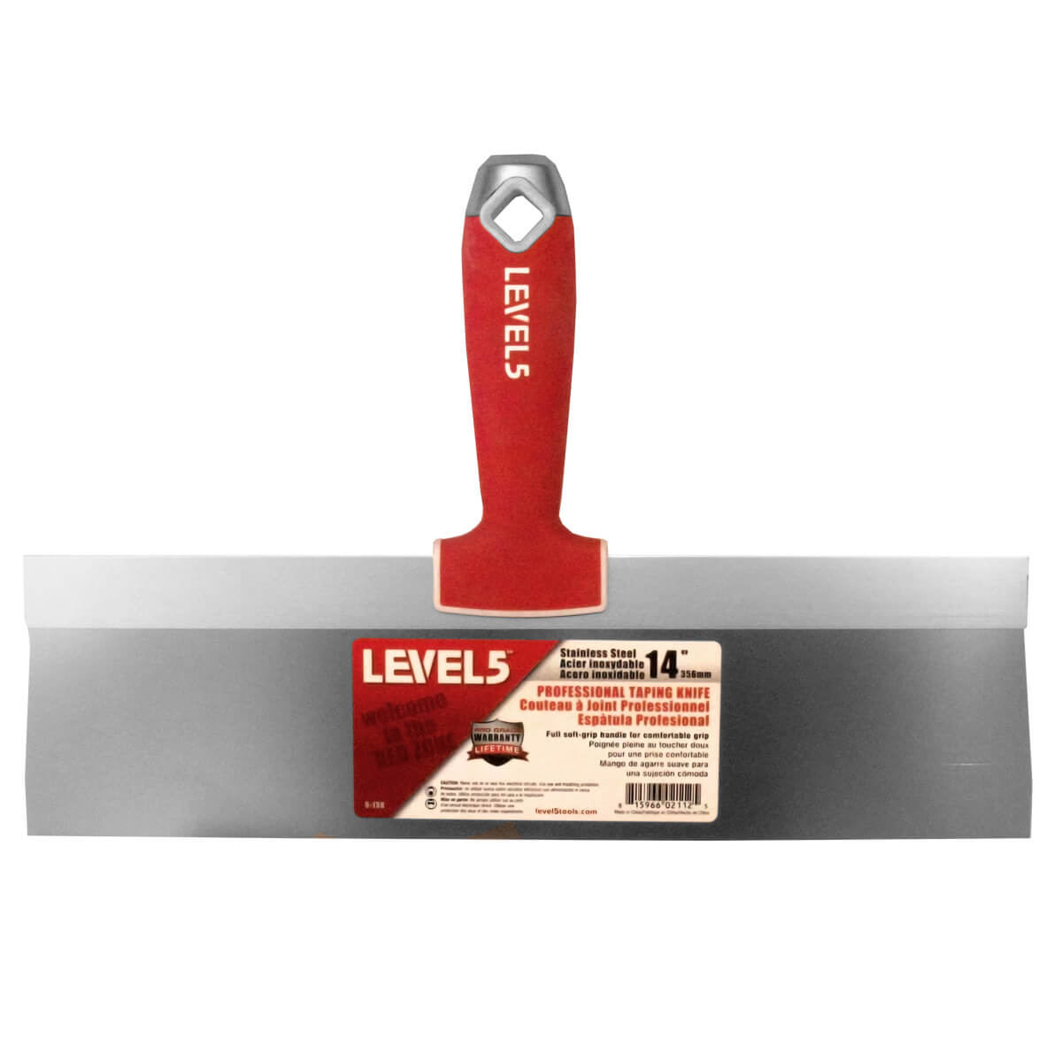 Taping Knife Stainless 14" 350mm Level5 Tools