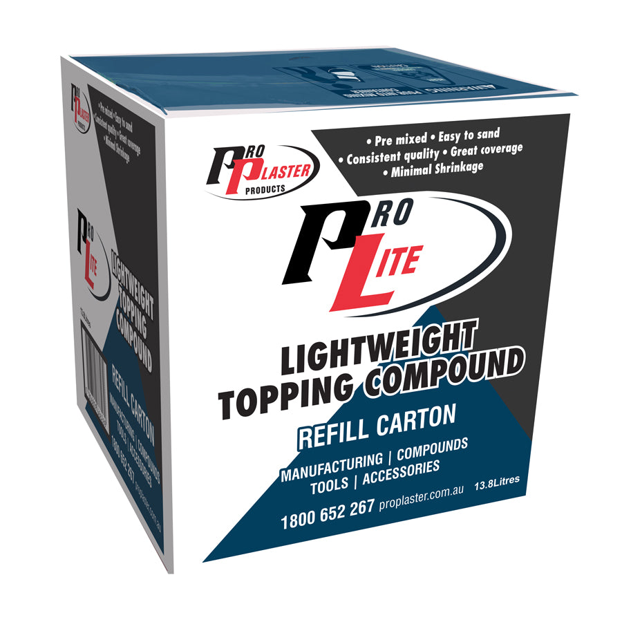 ProLite Topping Compound Carton 13.8Ltr (15.5 kg) Tinted — Pro Plaster ...