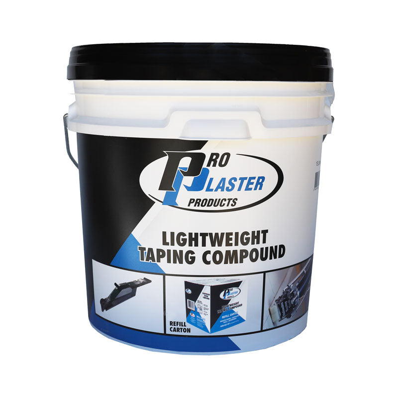 Taping Compound LW Pail 15Ltr (19 kg) (Black Lid) White — Pro Plaster